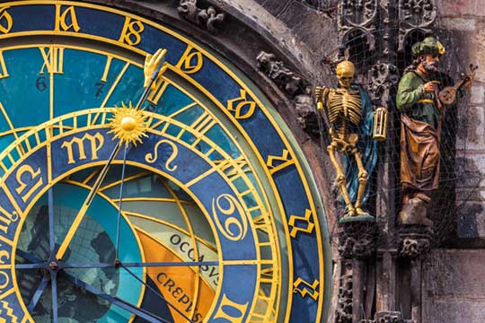 Detail of the Prague Astronomical Clock