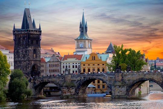 The Charles Bridge in Prague