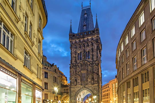 The Powder Tower in Prague